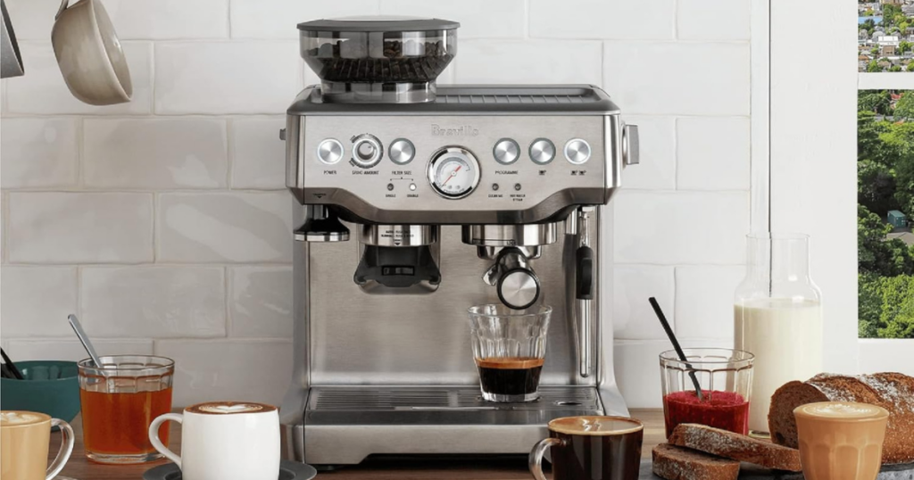 Breville Barista Express Espresso Machine BES870XL, Brushed Stainless Steel