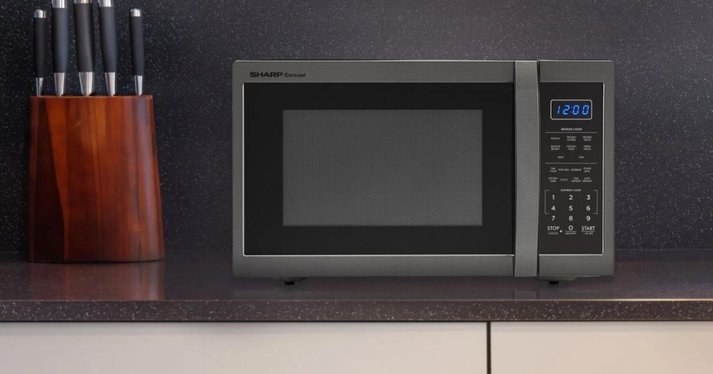 Sharp SMC1452CH Carousel 1.4 Cu. Ft. Countertop Microwave