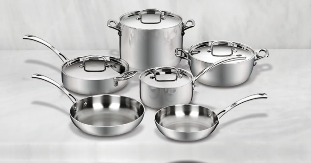 Cuisinart French Classic Tri-Ply Stainless 10-Piece Cookware Set