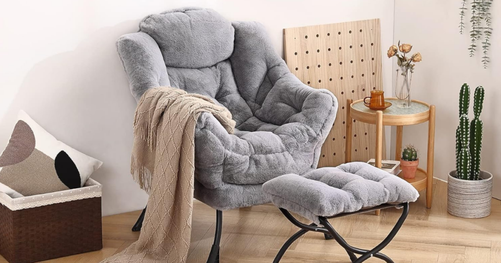 Welnow Lazy Chair with Ottoman